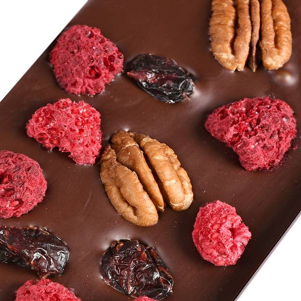 Le Chocolat cokolada maliny pekany p